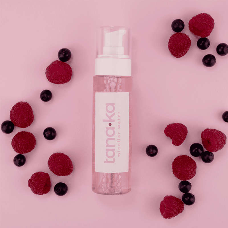 agua micelar tanaka cosmetics